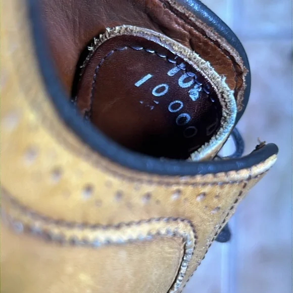 Brooks Brothers Men’s Walnut Leather Oxford , Size 10.5, Re-Soled - Picture 8 of 9